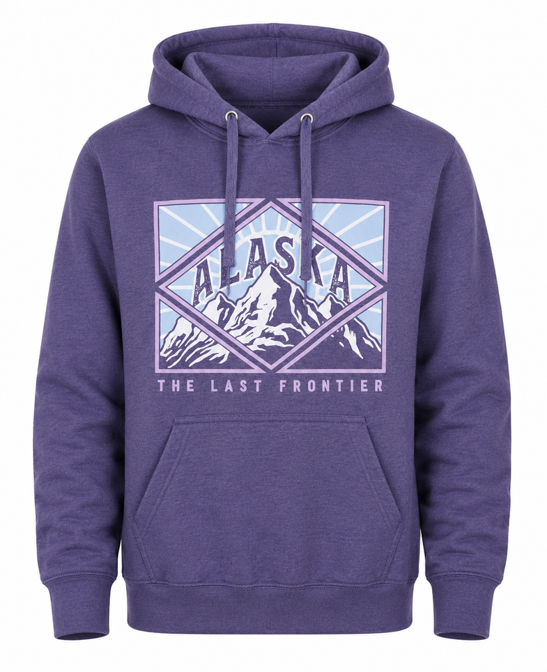 Alaska Diamond Sunrise Adult Hoodies