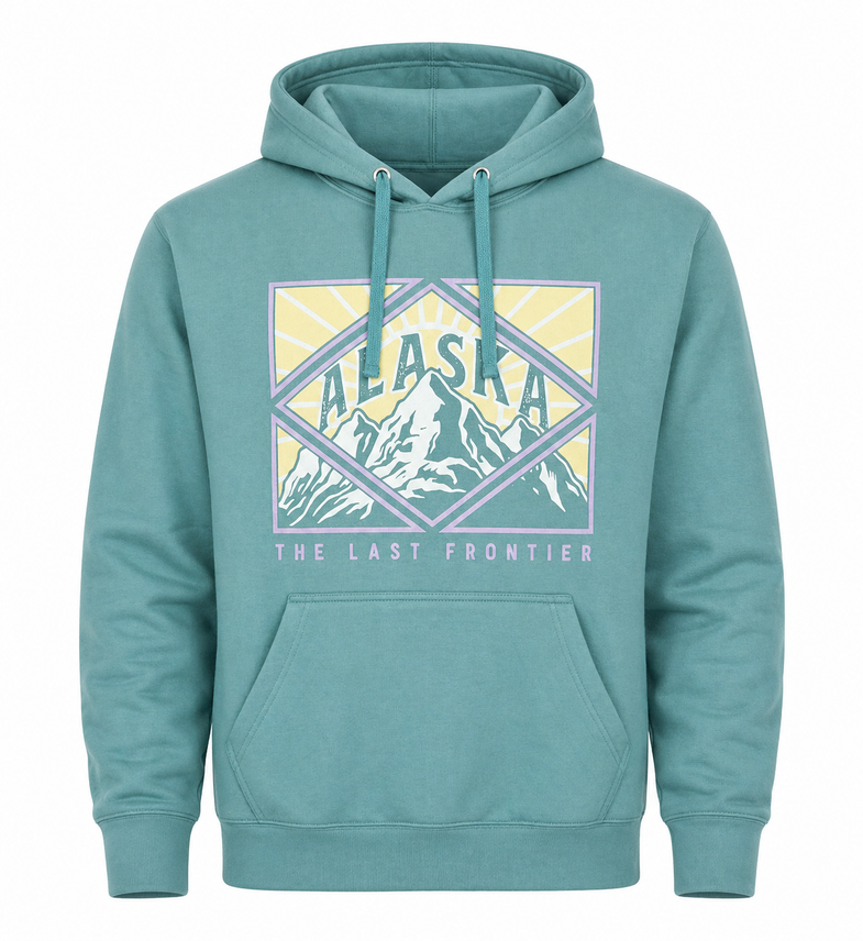 Alaska Diamond Sunrise Adult Hoodie
