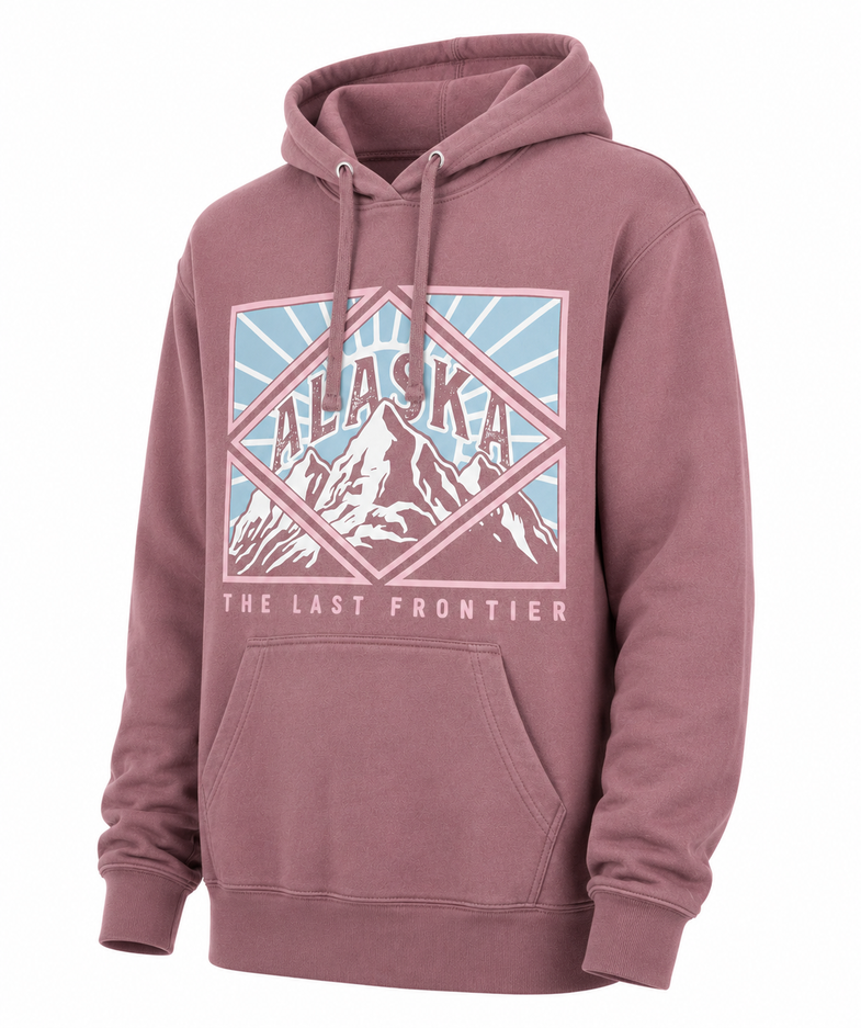 Alaska Diamond Sunrise Adult Hoodies