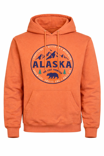 Alaska Adventure Awaits Adult Hoodie