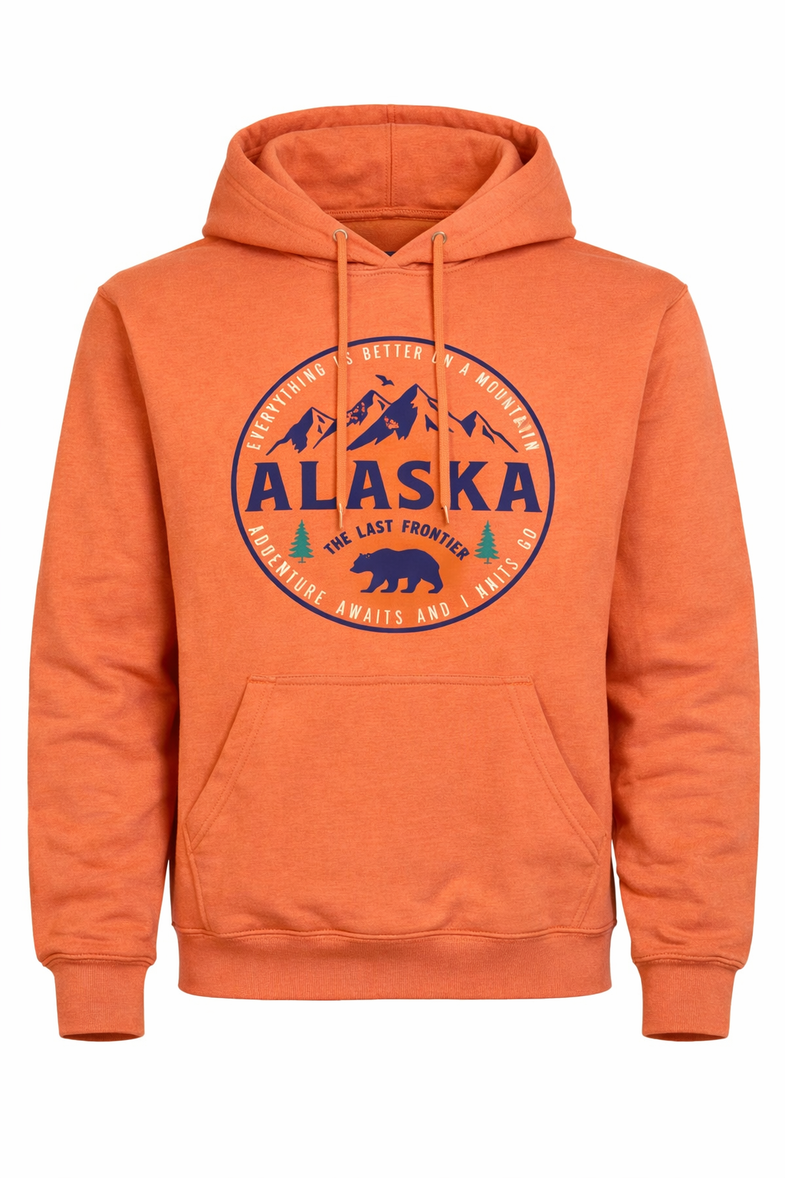 Alaska Adventure Awaits Adult Hoodie