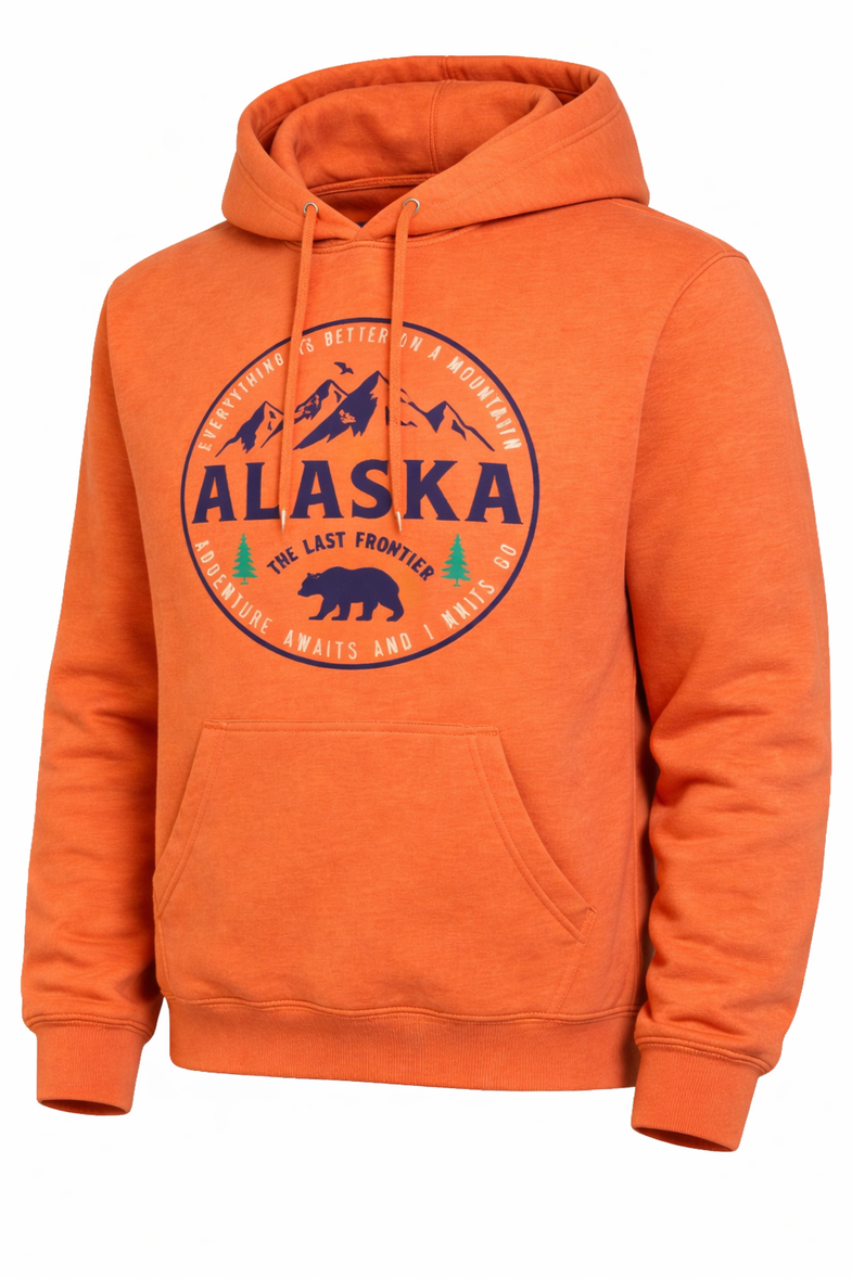 Alaska Adventure Awaits Adult Hoodie