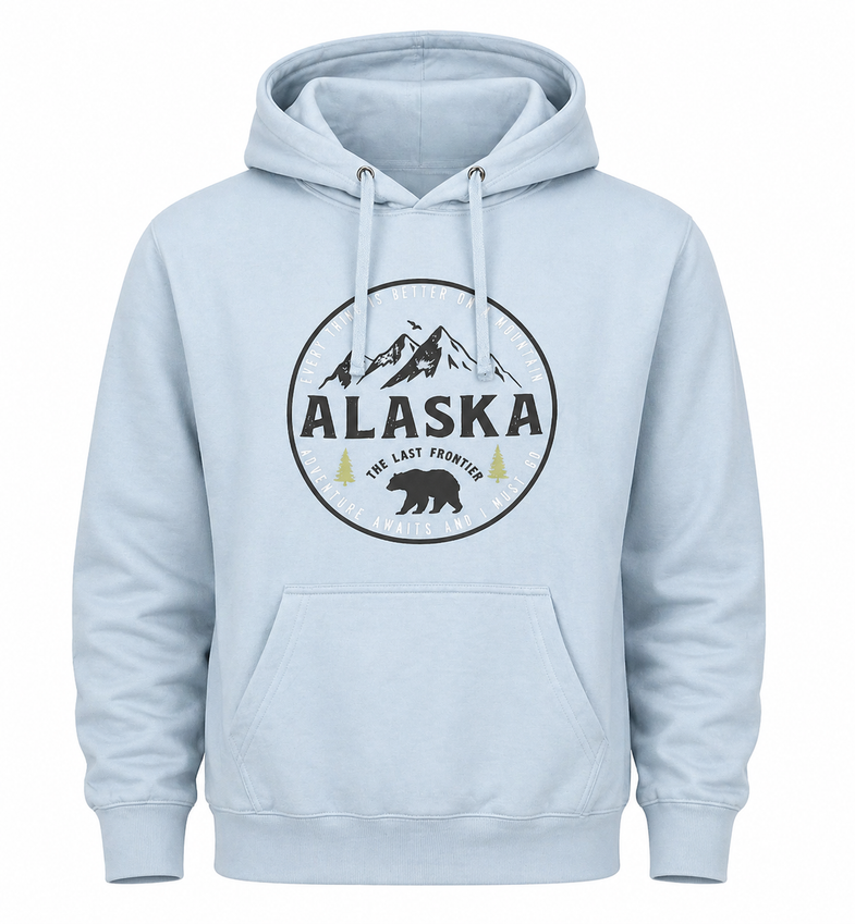 Alaska Adventure Awaits Adult Hoodie