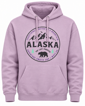 Alaska Adventure Awaits Adult Hoodies