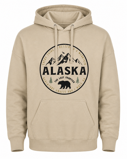 Alaska Adventure Awaits Adult Hoodies