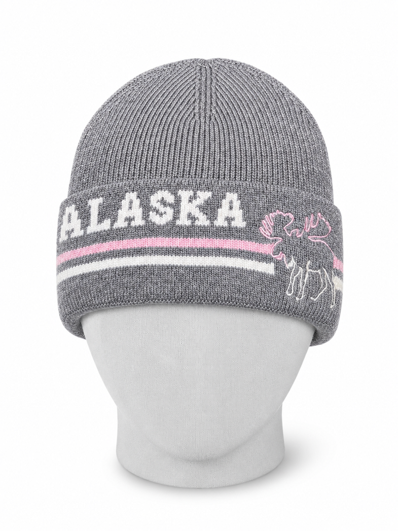 Alaska Bear Stripe Beanie