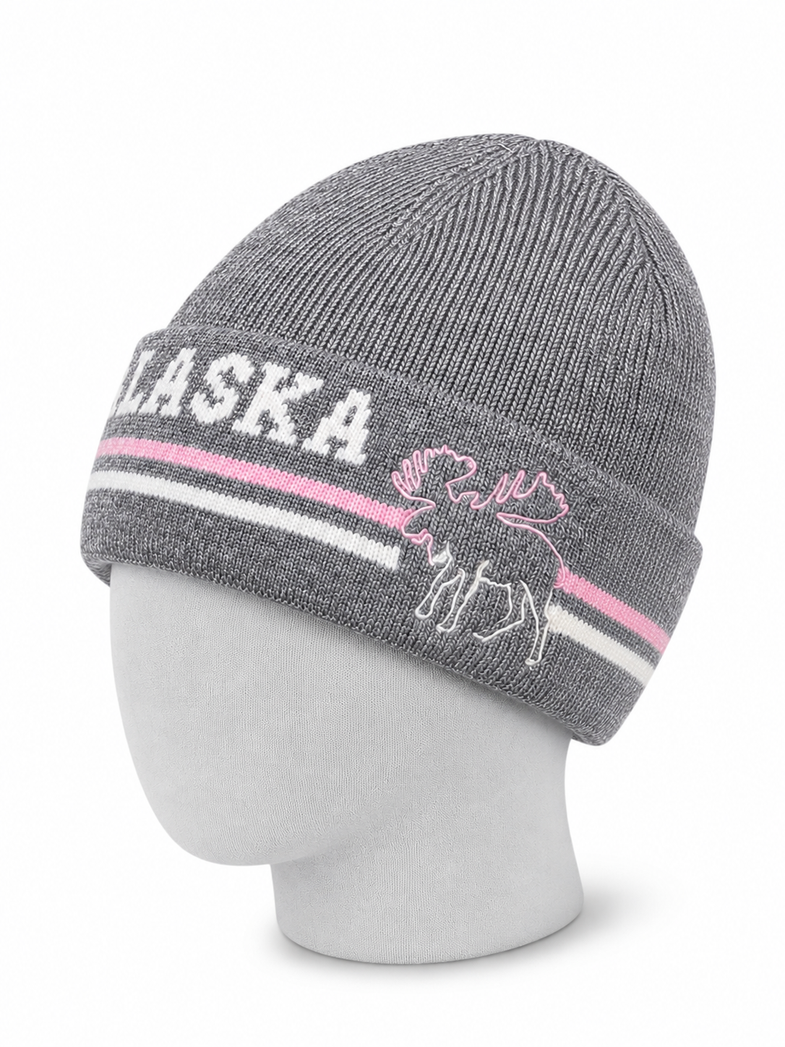 Alaska Bear Stripe Beanie