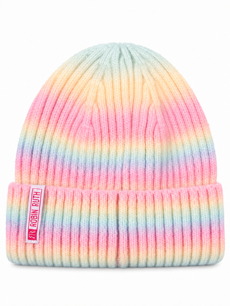 Alaska Pastel Striped Beanie