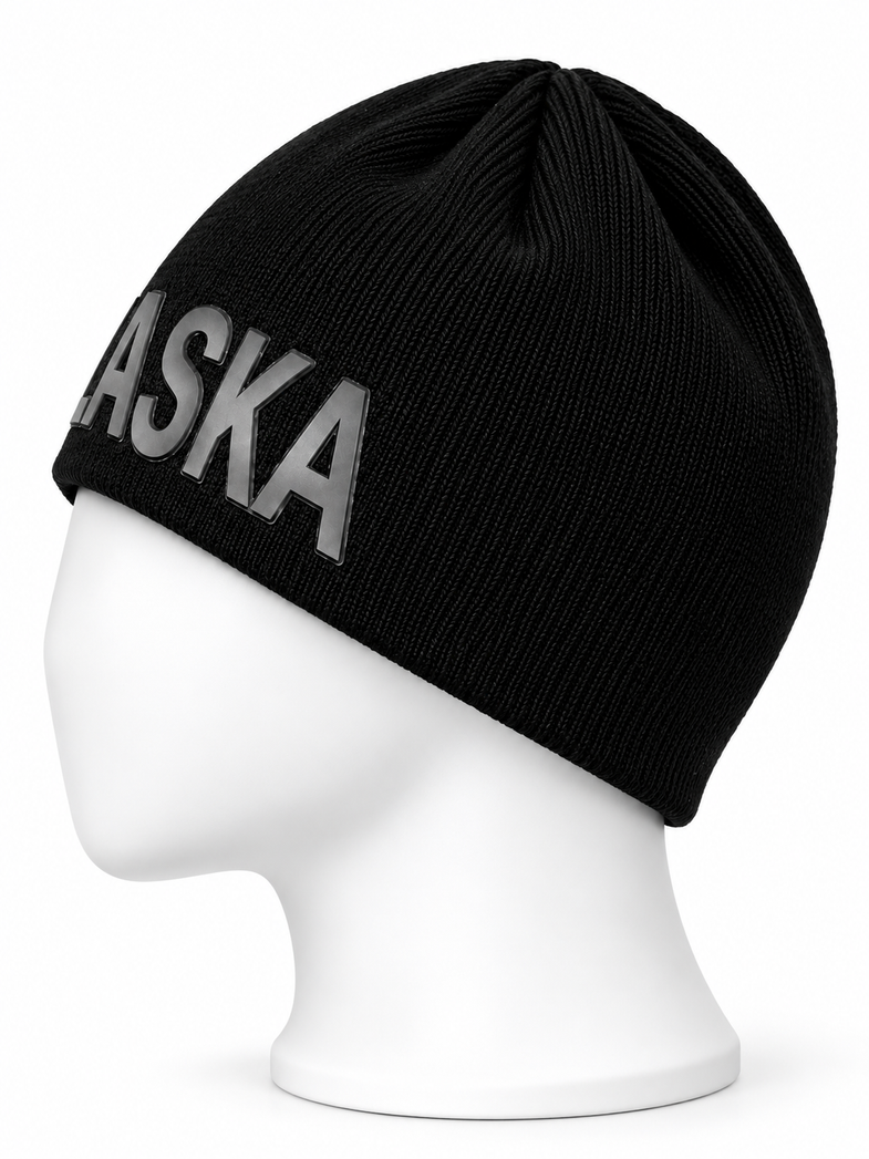 Alaska Black Beanie