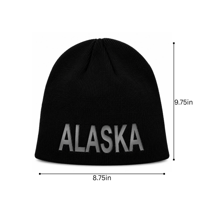 Alaska Black Beanie