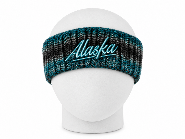 Alaska Black/Blue Headband
