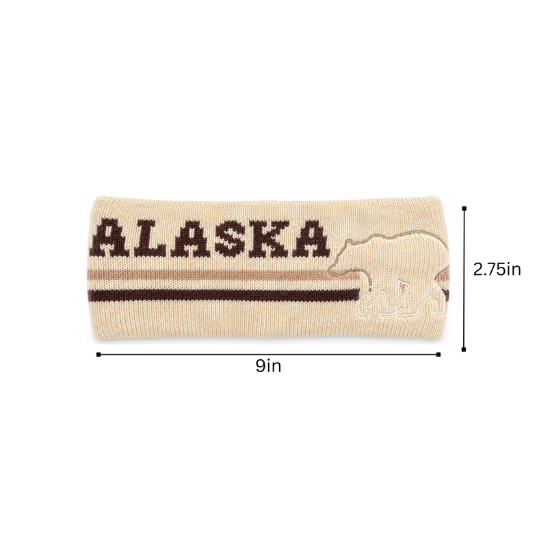 Alaska Bear Stripe Headband