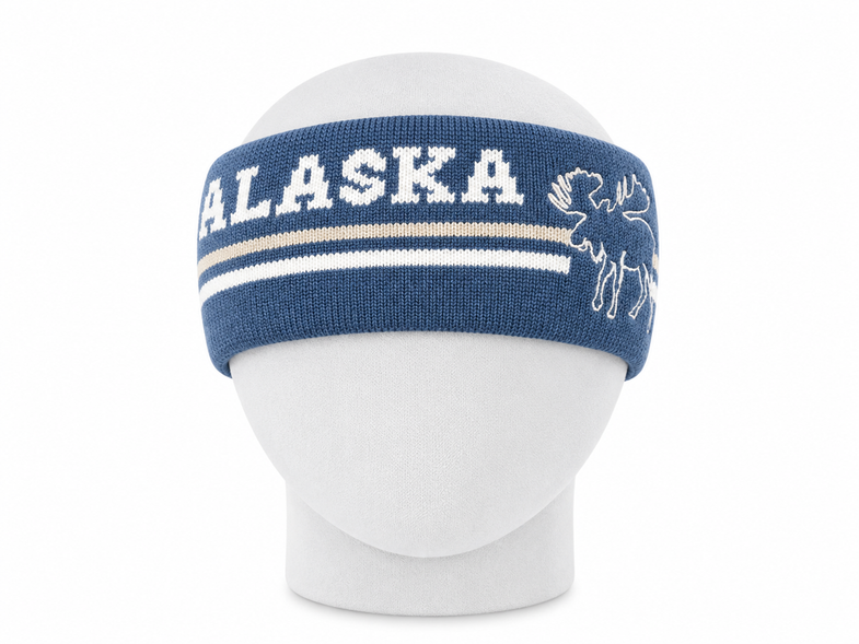 Alaska Moose Stripe Headband