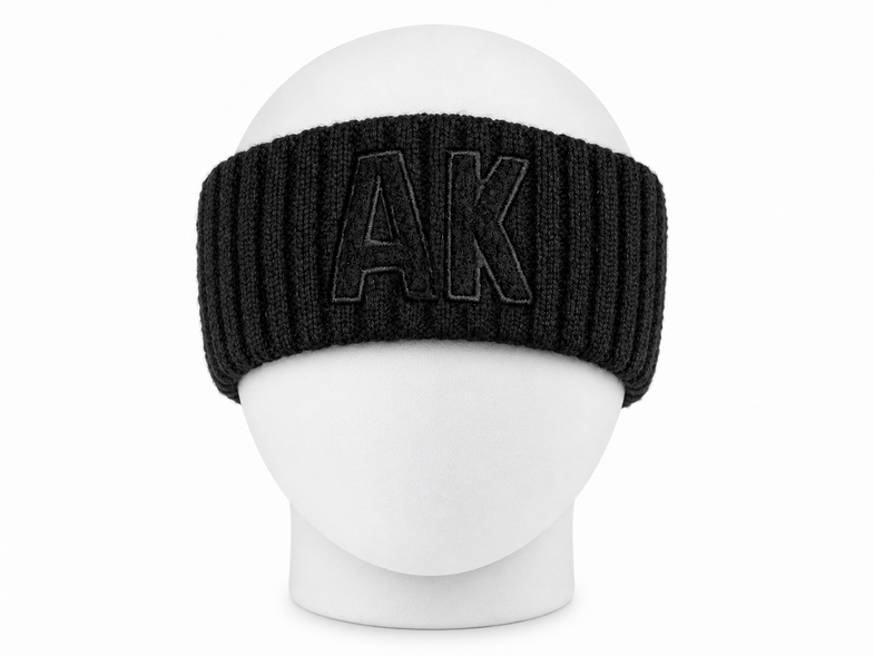 Alaska Winter Black Headband