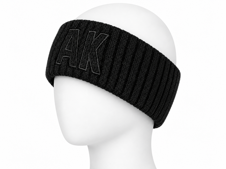 Alaska Winter Black Headband