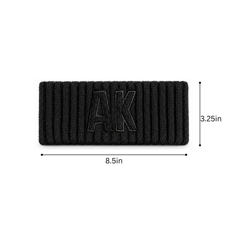 Alaska Winter Black Headband