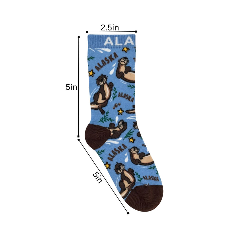 Alaska Youth Otter Sock