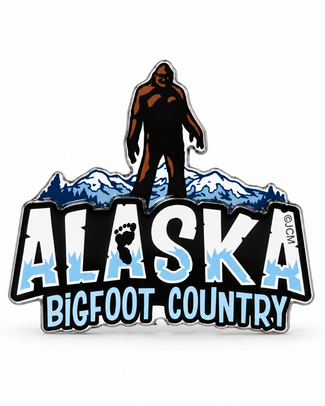 Alaska Bigfoot Magnet