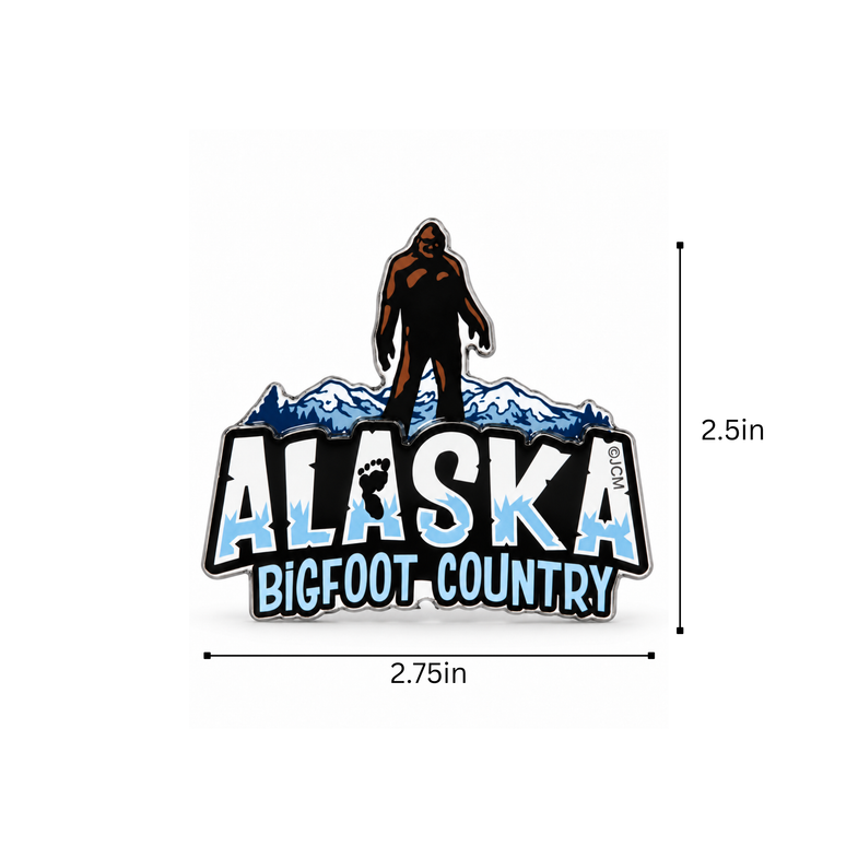 Alaska Bigfoot Magnet