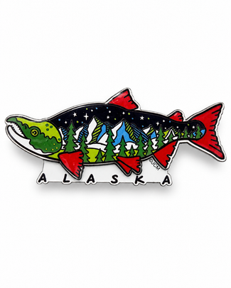 Alaska Salmon Magnet