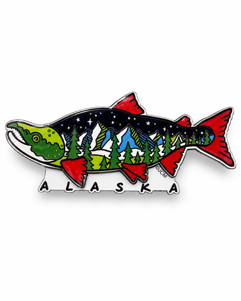 Alaska Salmon Magnet