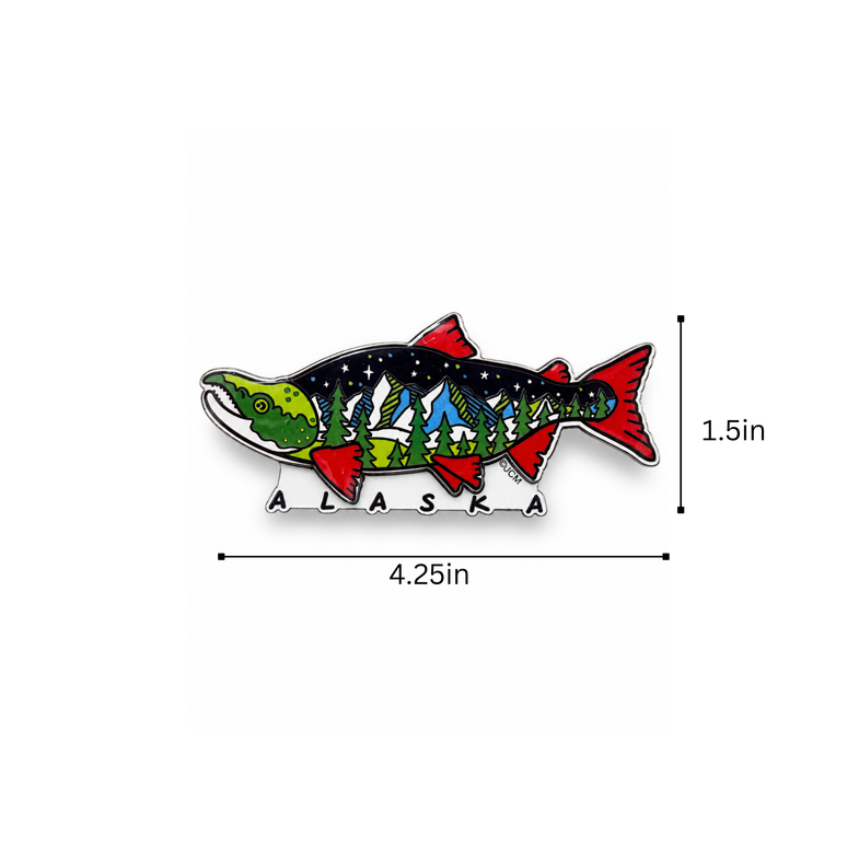 Alaska Salmon Magnet