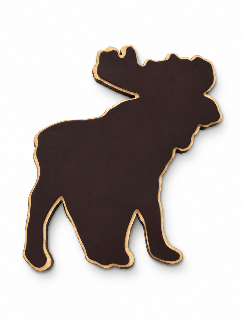 Alaska Northern Lights Moose Magnet