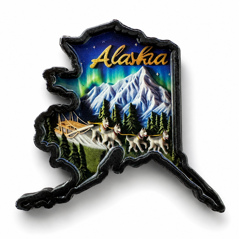 Alaska State Shape Magnet