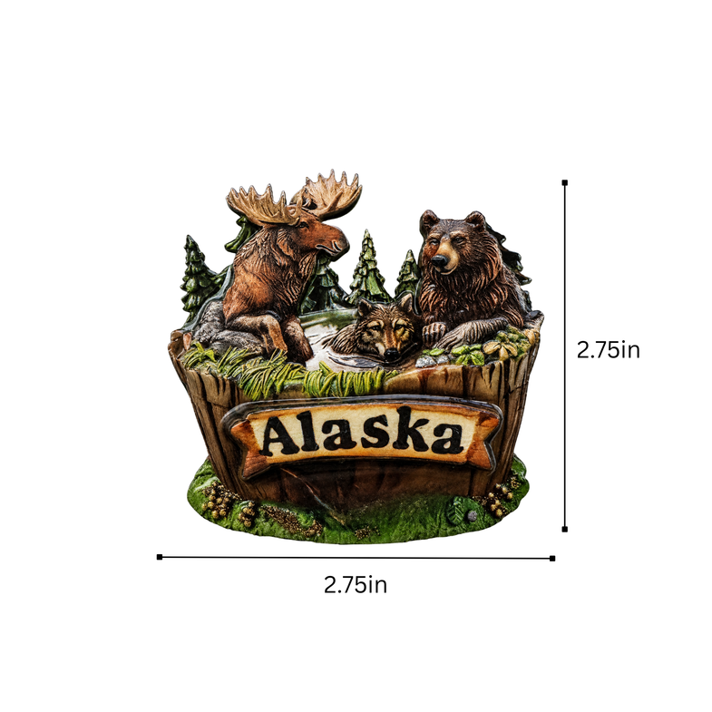 Alaska Animal Tub Magnet