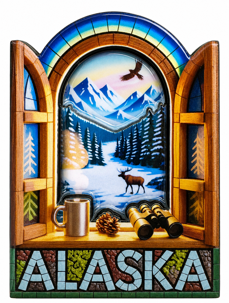 Alaska Scenic Window Magnet