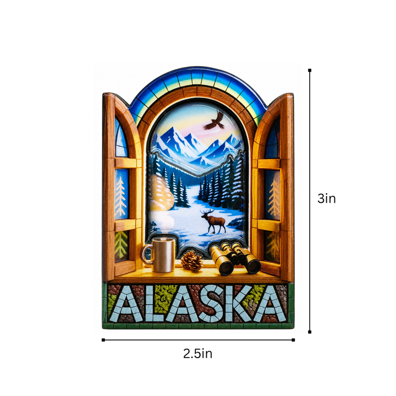 Alaska Scenic Window Magnet