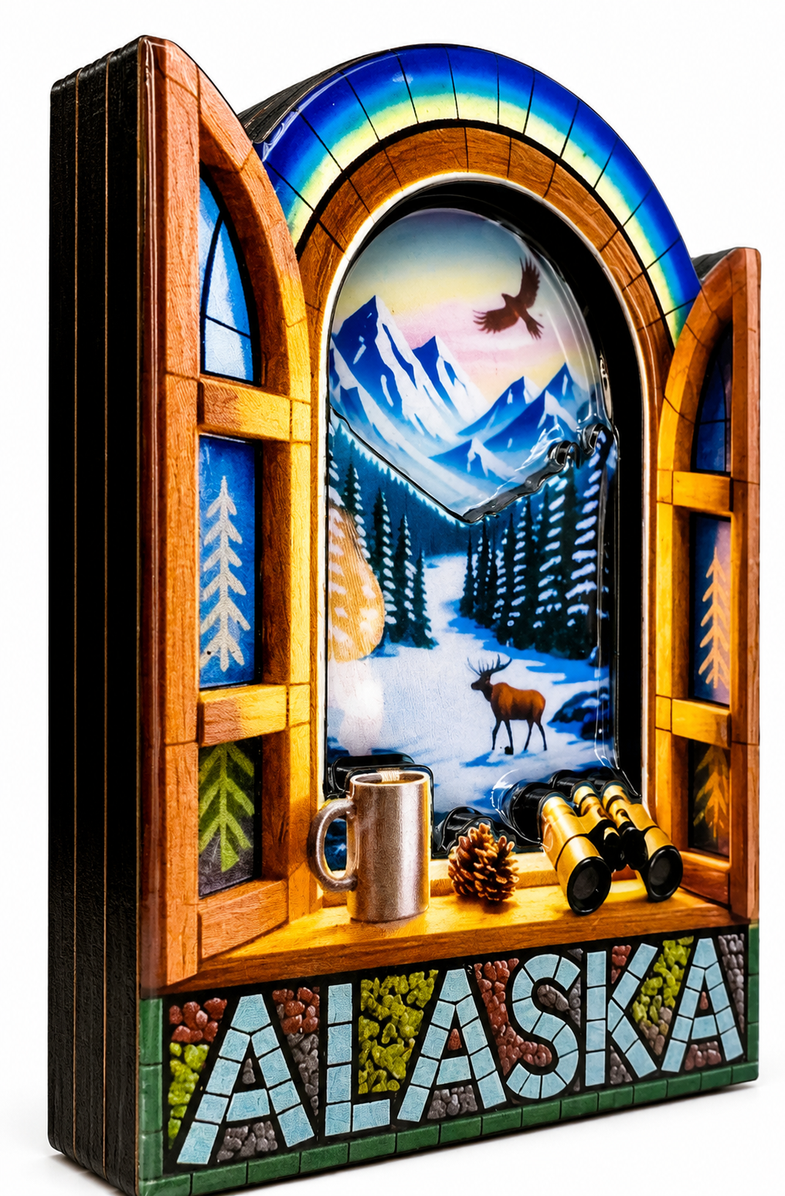 Alaska Scenic Window Magnet