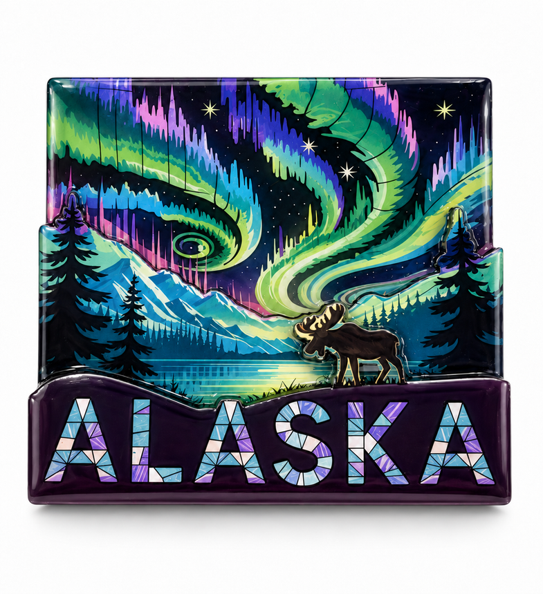 Alaska Northern Lights Magnet