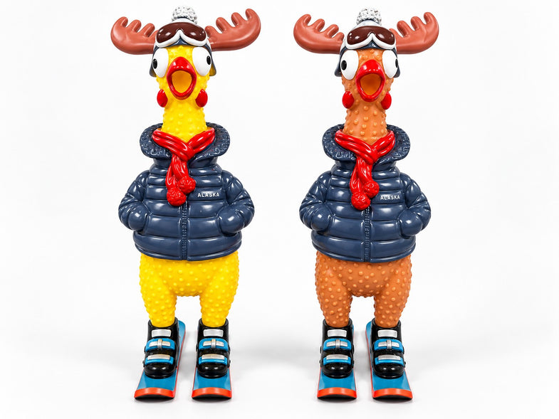 Alaska Moose Chicken on Ski's Toy
