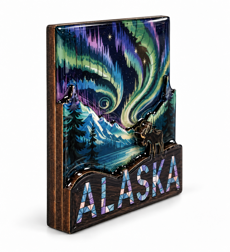 Alaska Northern Lights Magnet