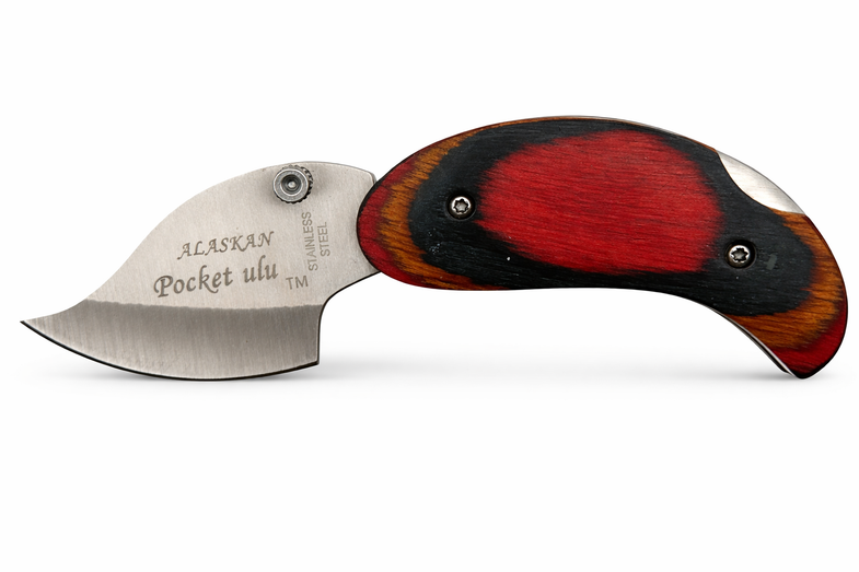 Alaska Pocket Ulu Exotic Wood
