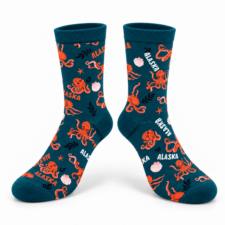 Alaska Adult Octopus Sock