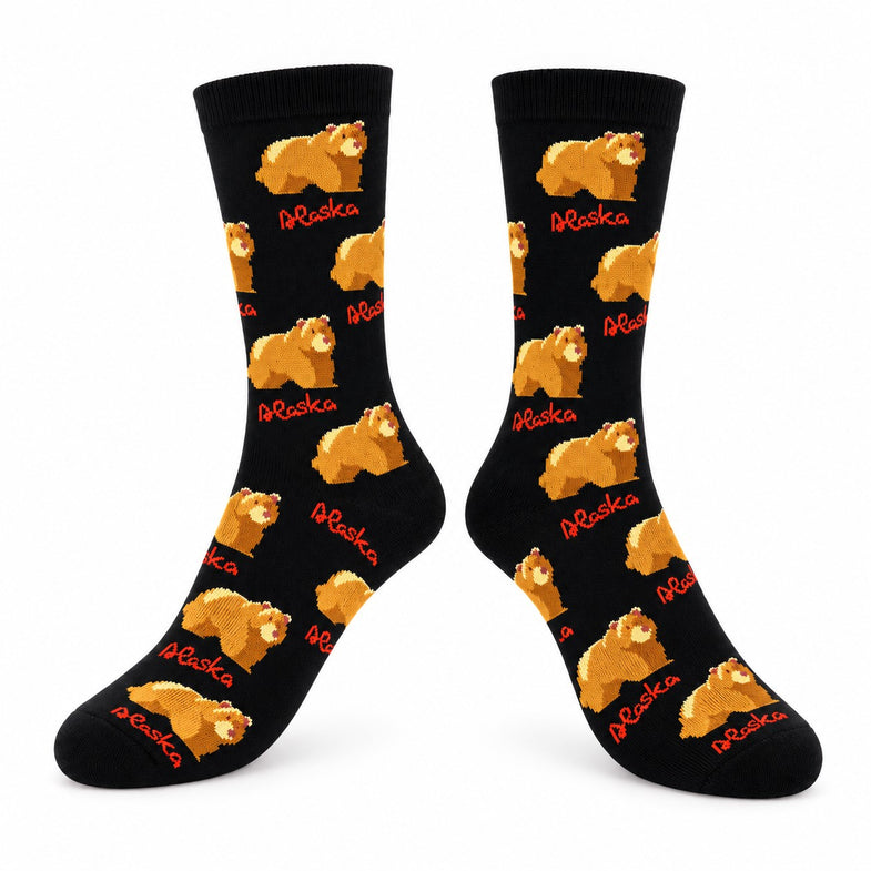 Alaska Adult Grizzly Bear Sock