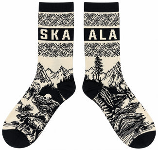 Alaska Adult Landscape Hailey Sock