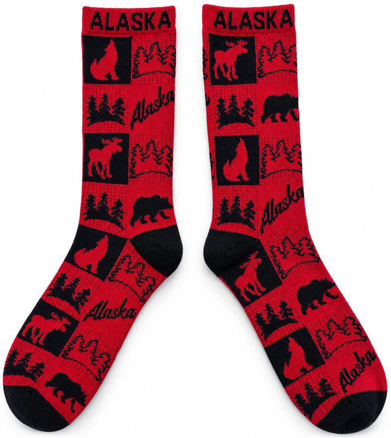 Alaska Adult Men's Lodge Sock