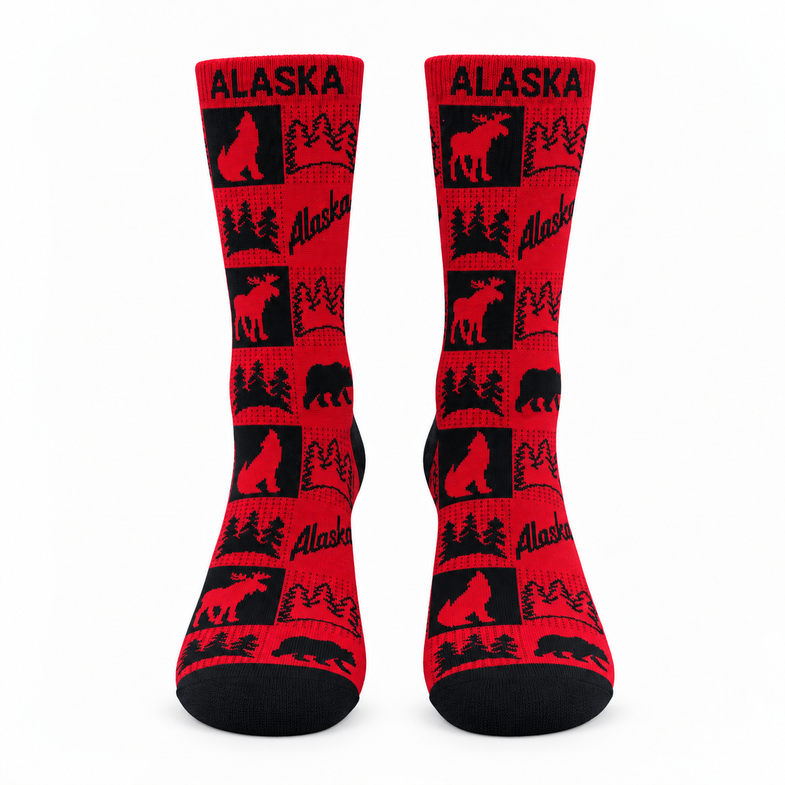 Alaska Adult Men's Lodge Sock