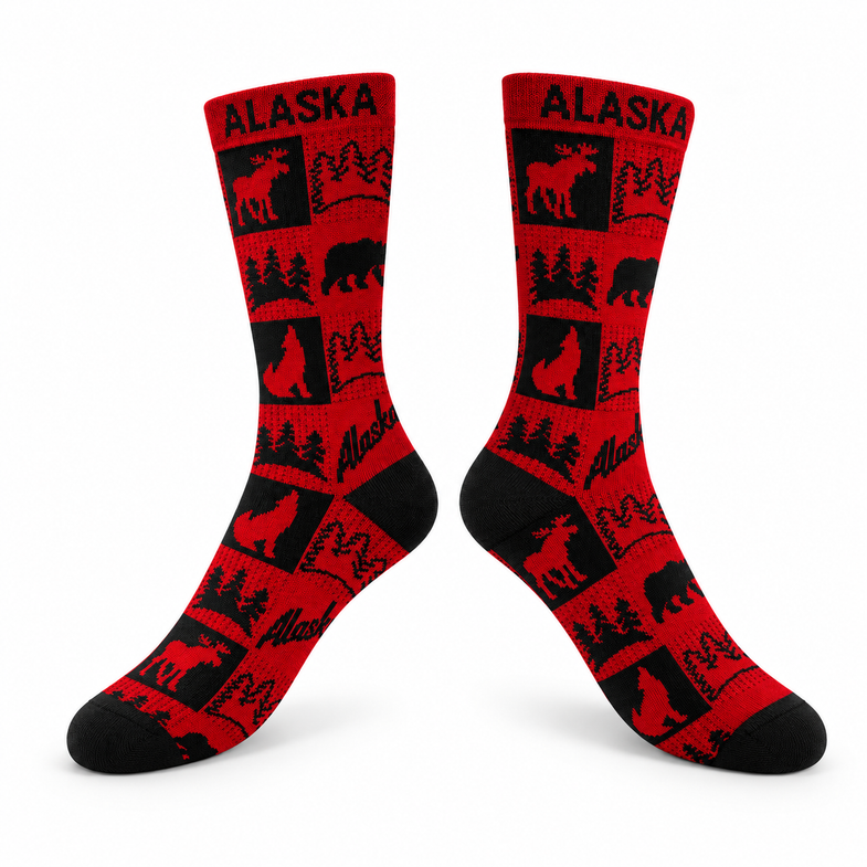 Alaska Adult Ladies Lodge Box Sock