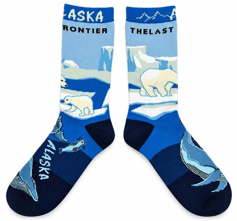 Alaska Arctic Animals Adult Sock