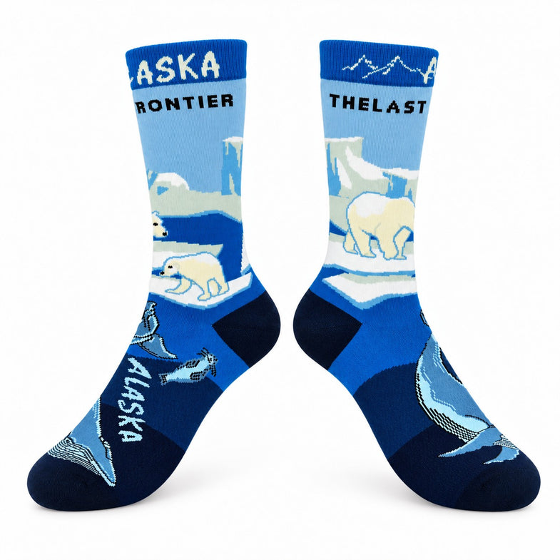 Alaska Arctic Animals Adult Sock