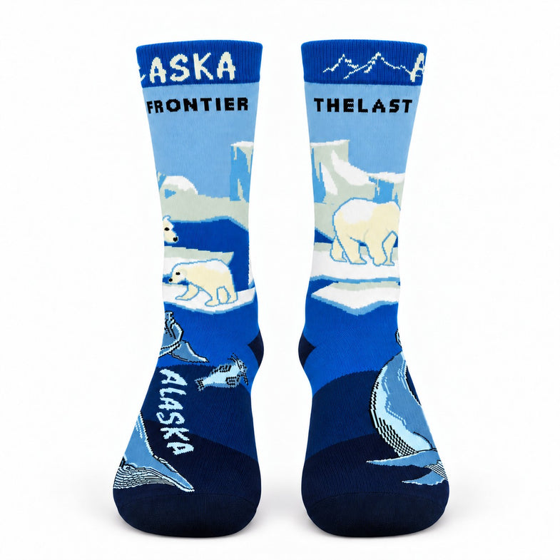 Alaska Arctic Animals Adult Sock