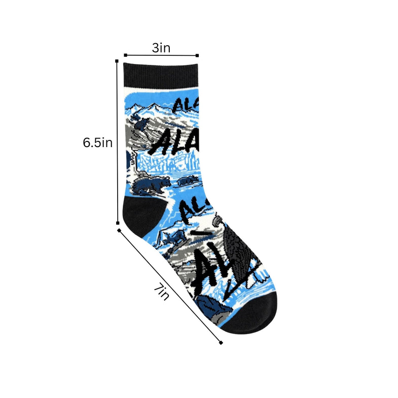 Alaska Glacier Adult Sock