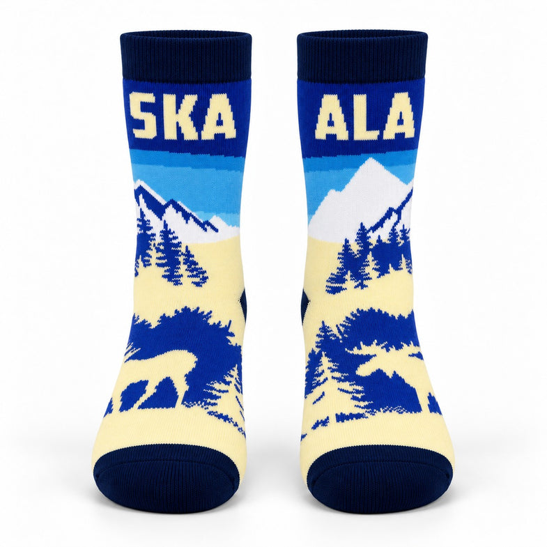 Alaska Moose Shadow Adult Sock