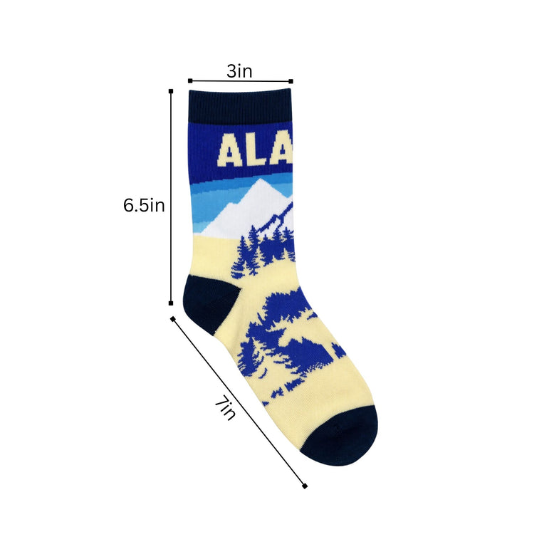 Alaska Moose Shadow Adult Sock