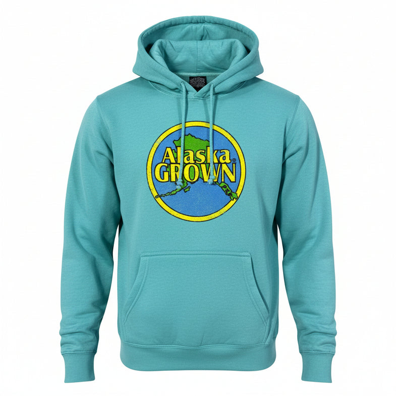 Alaska Grown Distressed Adult Hoodie