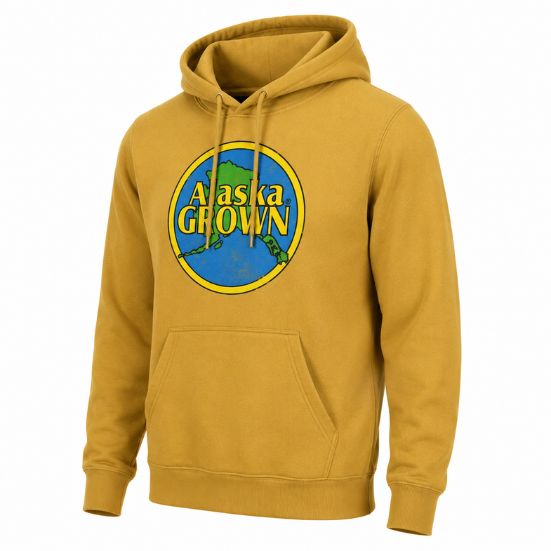 Alaska Grown Distressed Adult Hoodies